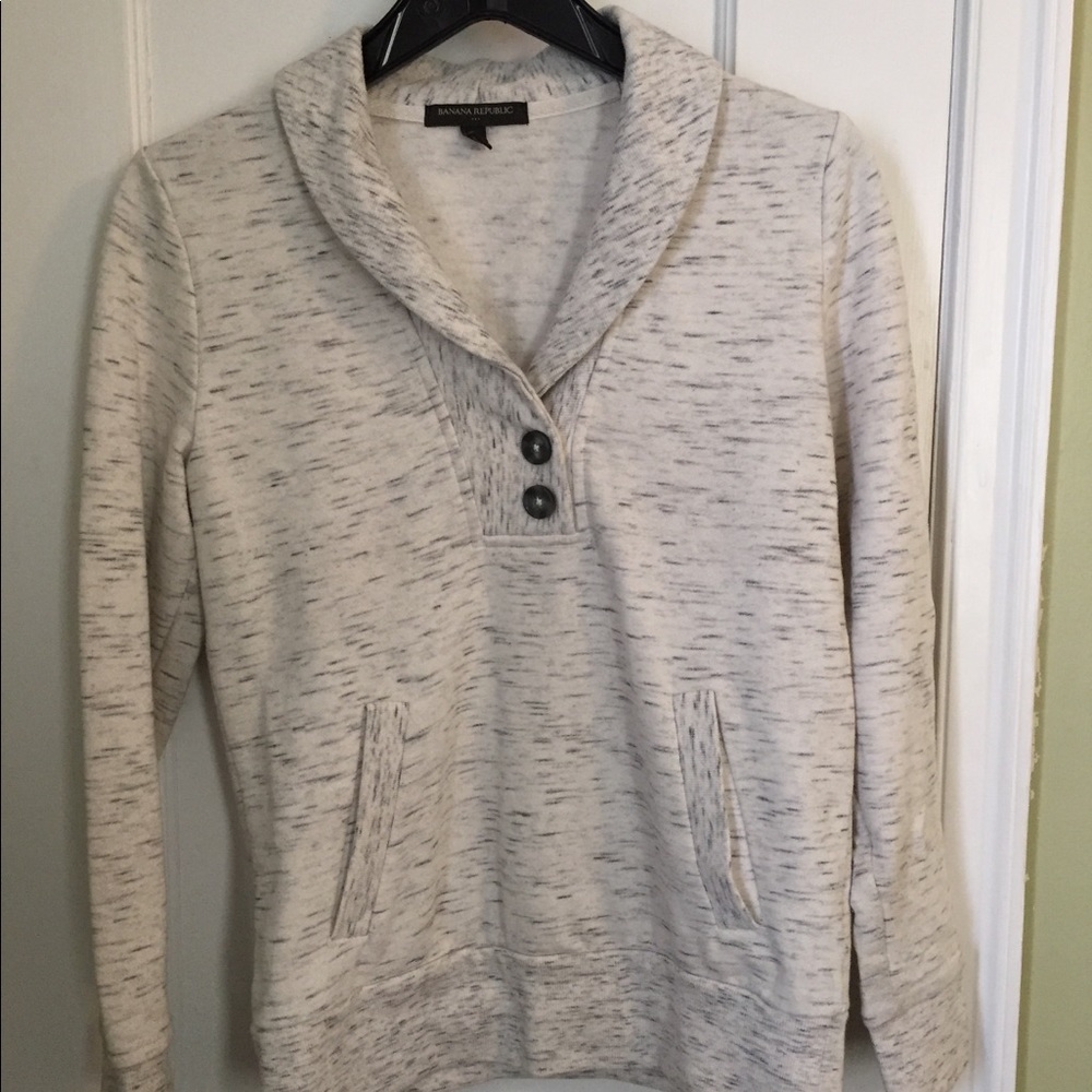 Banana Republic button sweater